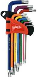 Yato ZESTAW KLUCZY TORX TAMPERPROOF T10-T50 9SZT.