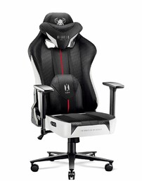 Fotel gamingowy Diablo X-Player 2.0 Normal: Biało-czarny