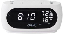 Adler AD 1186 W Zegar - Budzik