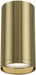 FOCUS S Lampa sufitowa tuba mosiądz H10cm fi5.2cm