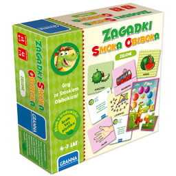 Zagadki smoka obiboka zielone, gra planszowa, GRANNA