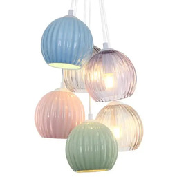 Italux Dziecięcy żyrandol balon Cases PND-94794-6B-MLTI kolorowy