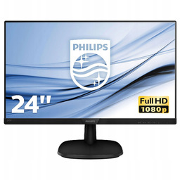 Monitor Philips 243V7QJABF/00 23,8" Ips Pls FullHD 1920x1080