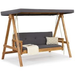 Drewniana huśtawka ogrodowa Padar Garden Point