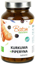 Batom Kurkuma i piperyna 240 tabletek (EKO)