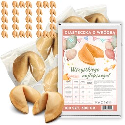 Chińskie Ciasteczka z wróżbą Wszystkiego Najlepszego Magia Losu