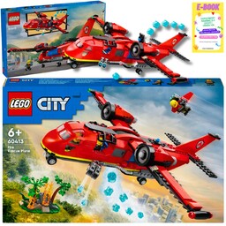 LEGO CITY - STRAŻACKI SAMOLOT RATUNKOWY 60413 KLOCKI