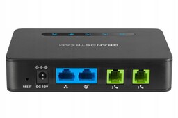 Bramka VoIP 2-portowa HT812 2xFXS, 2xkonta Sip, 2xGbit