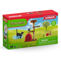 SCHLEICH Zestaw figurek Przyjemność zabawy z uroczymi kotami