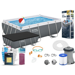 Basen Bestway 282x196x84 Ogrodowy Stelażowy 56629 12w1