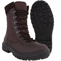 Buty wojskowe taktyczne koszarowe PROTEKTOR GROM Skórzane Brązowe