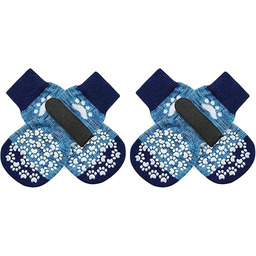 EXPAWLORER Skarpety dla psów z uchwytami dwustronne antypoślizgowe