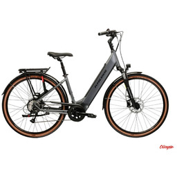 Kross Rower elektryczny Trans Hybrid 1.0 szary/czarny/matowy