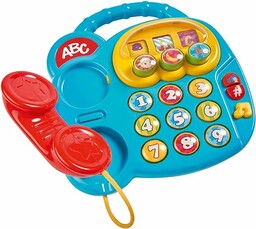 Simba 104010016 - ABC kolorowy telefon, zabawka