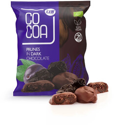 Cocoa Śliwki kalifornijskie w czekoladzie ciemnej 70 g