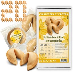 Chińskie Ciasteczka Szczęścia z Wróżbą dla Gości MagiaCiast