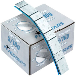 Ciężarki klejone Fe ocynk szeroka taśma 5/10g -