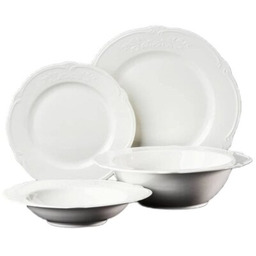 AMBITION Serwis obiadowy porcelanowy Pola 6 osób (19