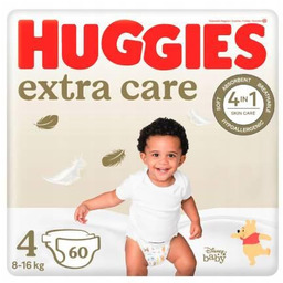 HUGGIES Pieluchy Extra Care Mega rozmiar 4 (8-16kg),