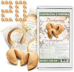 Chińskie Ciasteczka z Wróżbą Podziękowanie za Przybycie Szczęścia