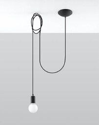 Sollux LAMPA wisząca SL.0369 podwieszana OPRAWKA na żarówkę