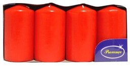 Świeca Provence cylinder czerwona, 5 x 9 cm,