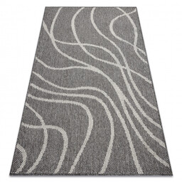 Dywan SAMPLE CASABLANCA FR2619 Fale - srebrny /