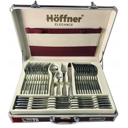 Komplet Zestaw Sztućców W Walizce 72 elementy