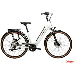 Kross Rower elektryczny Trans Hybrid 1.0 perłowy/czarny/połysk