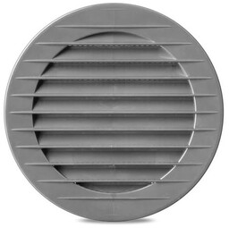 Kratka okrągła fi 150 mm szara