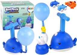Balonowa wyrzutnia autek delfin - Leantoys