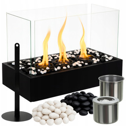 Biokominek Wolnostojący Domu Taras Bezdymny Ogrodowy Bio Kominek