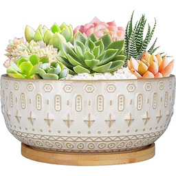 Fivepot Ceramiczne doniczki na sukulenty z otworem drenażowym