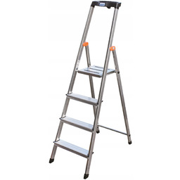 Drabina aluminiowa z półką Krause Monto Safety 1x4