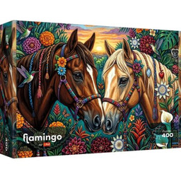 TREFL Puzzle Flamingo by Kwiecisty galop (400 elementów)