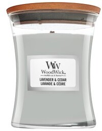 Woodwick Lavender & Cedar świeca zapachowa 275 g