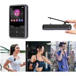 Przenośny odtwarzacz MP3/MP4 Bluetooth radio krokomierz do ćwiczeń