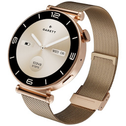 Smartwatch Garett Rose różowe złoto mesh