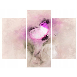 Obraz Rose Butterfly motyl pastelowy księżniczka