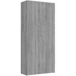 Elior Wysoka szafa na buty z półkami szary