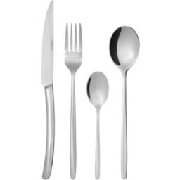 Zestaw sztućców Sevilla 24 elementy giftbox srebrny AMBITION