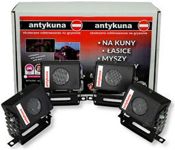 4x Domowy odstraszacz kun. Odstraszacz na kuny