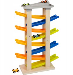 Pionowy tor wyścigowy z parkingiem Small Foot Design