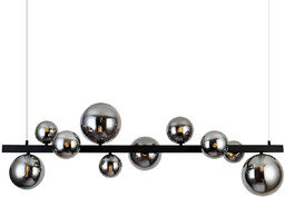 Wisząca lampa molekułowa BUBBLES AZ5866+AZ5873 Azzardo czarny dymiony