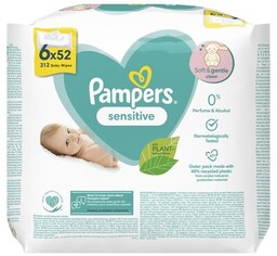 PAMPERS Chusteczki nawilżane Sensitive (312 szt.)