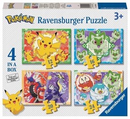 PUZZLE 4W1 POKEMON, RAVENSBURGER