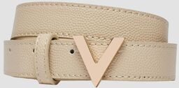VALENTINO Beżowy pasek damski Divina, Rozmiar XS