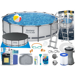 Basen Bestway 427x107 Ogrodowy Stelażowy 56950 18w1