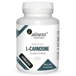 Aliness L-Carnosine 500 mg, 60 kaps.