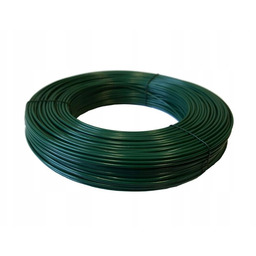Drut naciągowy 2,4mm/3,5mm do siatki ogrodzeniowej Zielony rolka